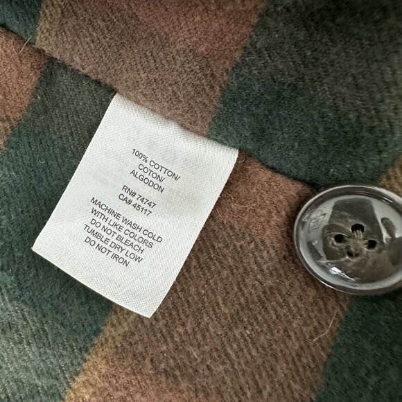 Bob Timberlake Barn Chore Jacket Flannel Lined Size Large - Picture 13 of 13